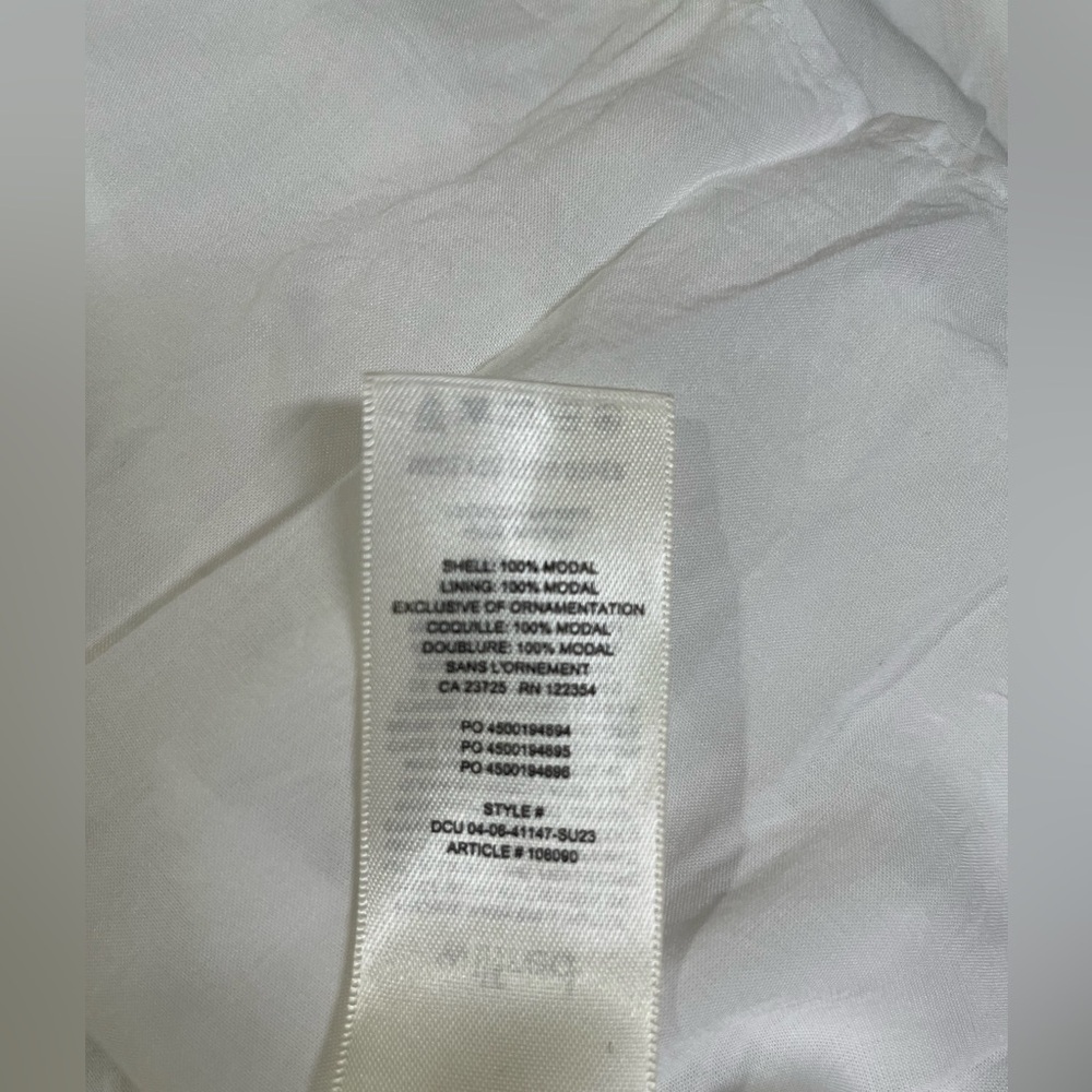 Wilfred Aritzia Aeneas White Midi Dress xl - Picture 10 of 11